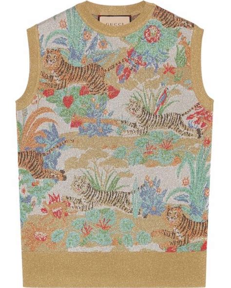 gucci tiger vest|Introducing Gucci Tiger to Celebrate Year of the Tiger.